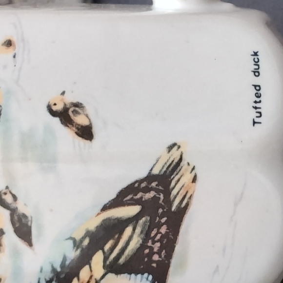 VGT, Stoneware Northkraft Korea Set Of 6 Coffee Cups with Swimming Ducks. - Picture 9 of 14